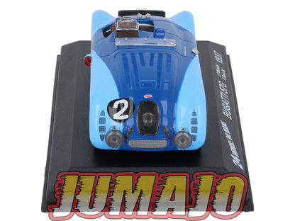 LM19 Voiture 1/43 IXO 24 Heures Le Mans BUGATTI 57G #2 Winner 1937 JP Wimille