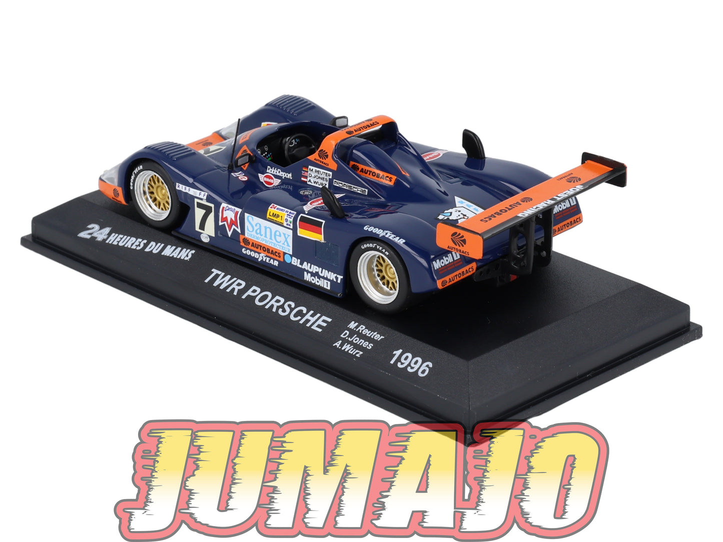 LM21 voiture 1/43 IXO 24 Heures Le Mans : PORSCHE TWR Winner M.Reuter #7 1996