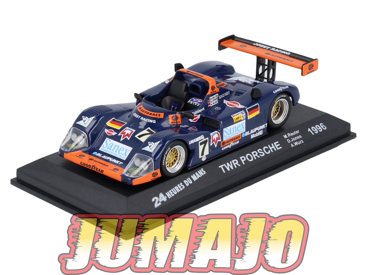 LM21 voiture 1/43 IXO 24 Heures Le Mans : PORSCHE TWR Winner M.Reuter #7 1996