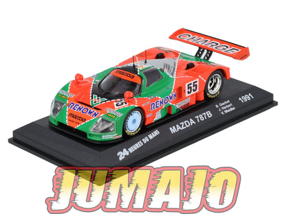 LM2 Voiture 1/43 IXO 24 Heures Le Mans : MAZDA 787B #55 Winner 1991 B.Gachot
