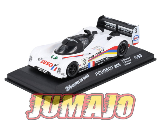 LM30 voiture 1/43 IXO 24 Heures Le Mans : PEUGEOT 905 #3 Winner G.Brabham 1993