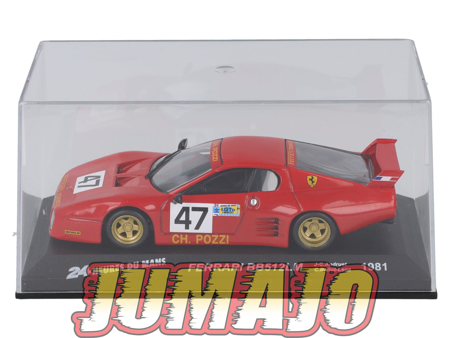 LM32 Voiture 1/43 IXO 24 Heures Le Mans FERRARI BB512LM #47 1981 Andruet