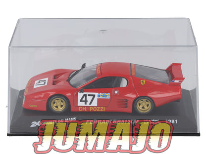 LM32 Voiture 1/43 IXO 24 Heures Le Mans FERRARI BB512LM #47 1981 Andruet