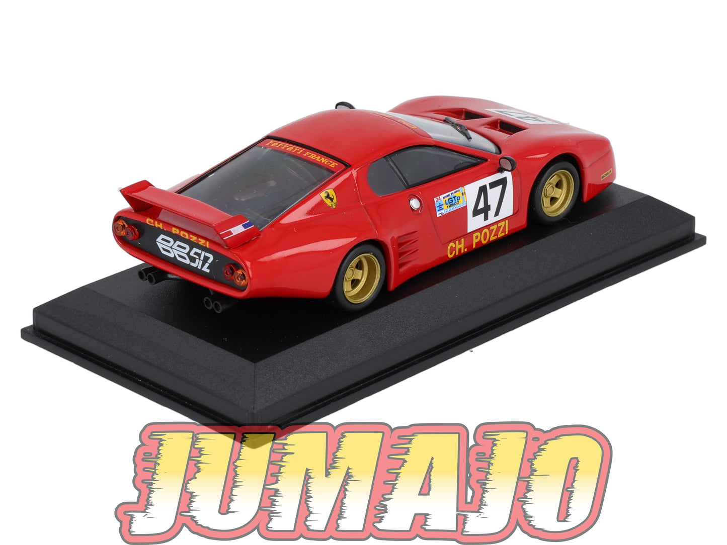 LM32 Voiture 1/43 IXO 24 Heures Le Mans FERRARI BB512LM #47 1981 Andruet