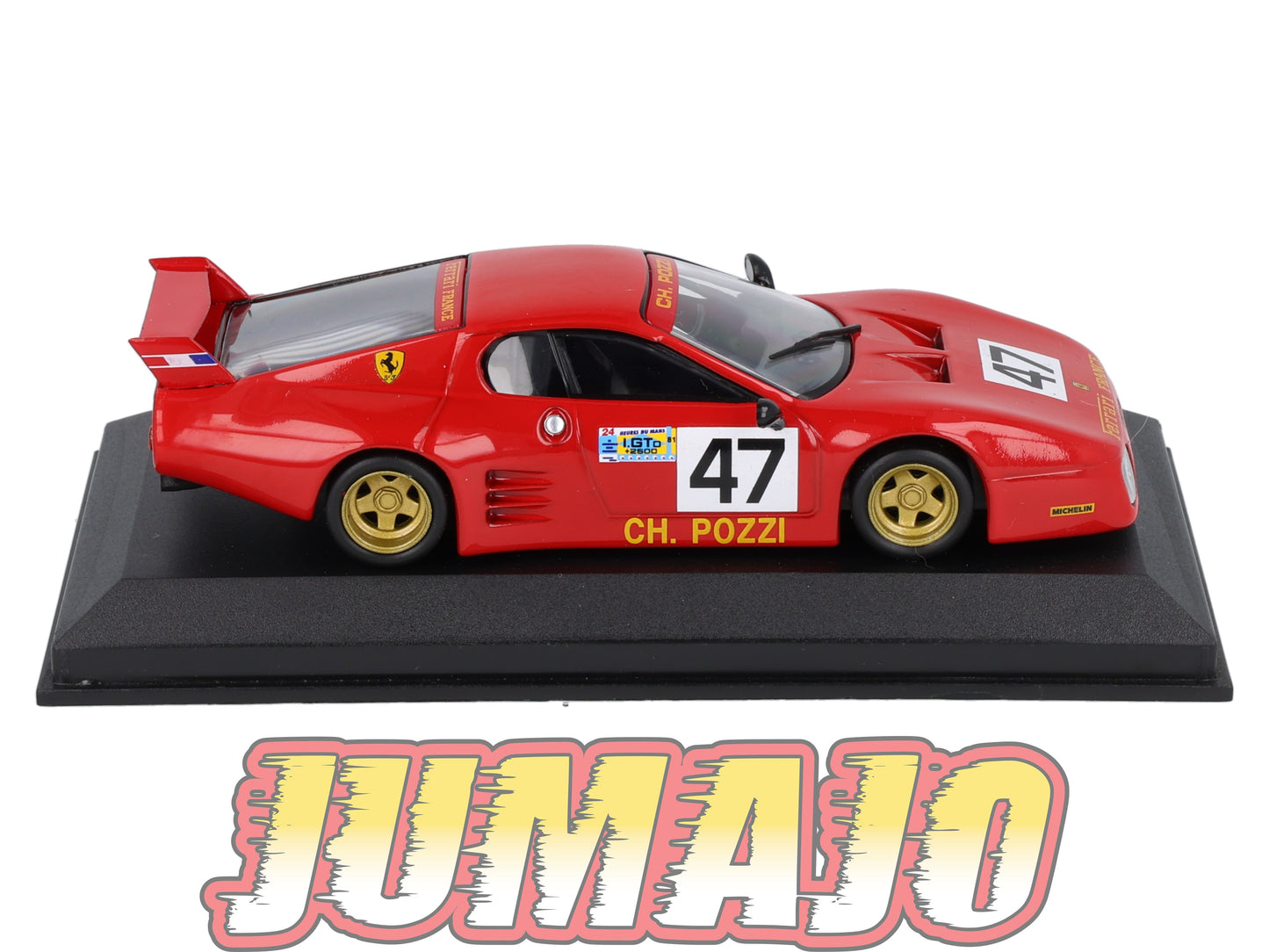 LM32 Voiture 1/43 IXO 24 Heures Le Mans FERRARI BB512LM #47 1981 Andruet