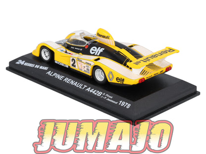 LM3 Voiture 1/43 IXO 24 Heures Le Mans : ALPINE RENAULT A442B #2 Winner 1978 D.Pironi