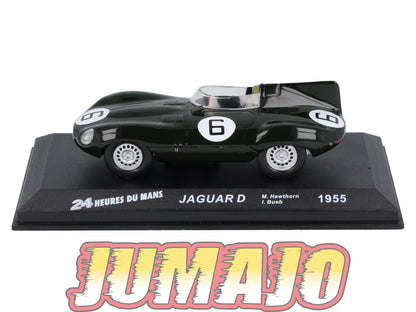 LM46 Voiture 1/43 IXO 24 Heures Le Mans : JAGUAR D #6 Winner 1955 M.Hawthorn
