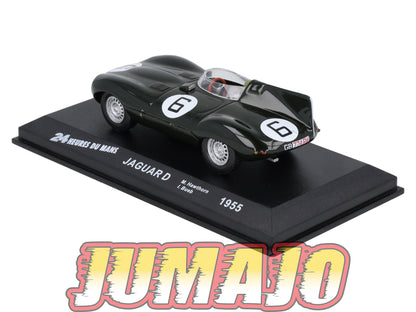 LM46 Voiture 1/43 IXO 24 Heures Le Mans : JAGUAR D #6 Winner 1955 M.Hawthorn