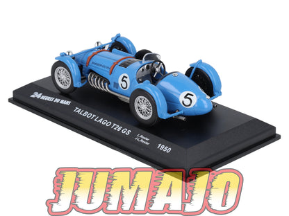 LM49 Voiture 1/43 IXO 24 Heures Le Mans : TALBOT Lago T26 GS #5 Winner 1950 L.Rosier