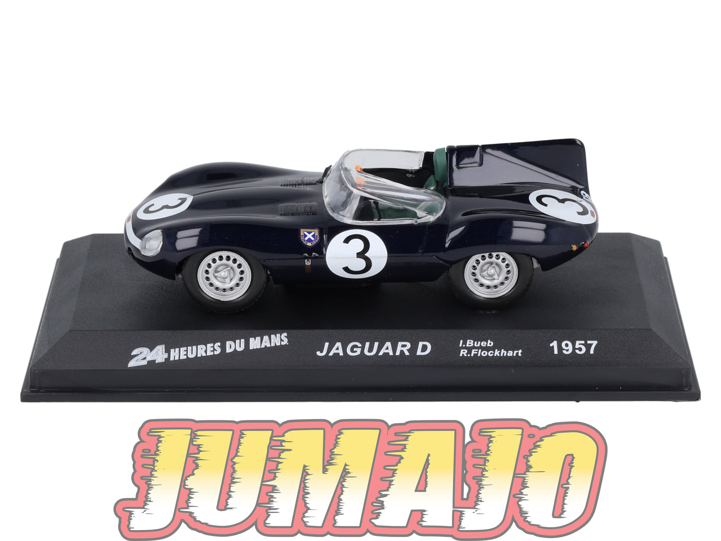LM51 Voiture 1/43 IXO 24 Heures Le Mans : JAGUAR D #3 Winner 1957 I.Bueb