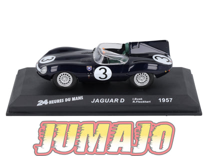 LM51 Voiture 1/43 IXO 24 Heures Le Mans : JAGUAR D #3 Winner 1957 I.Bueb