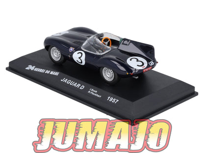 LM51 Voiture 1/43 IXO 24 Heures Le Mans : JAGUAR D #3 Winner 1957 I.Bueb