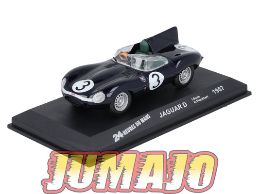 LM51 Voiture 1/43 IXO 24 Heures Le Mans : JAGUAR D #3 Winner 1957 I.Bueb
