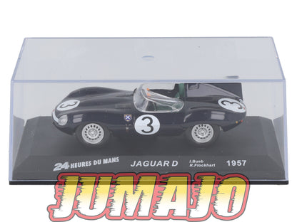 LM51 Voiture 1/43 IXO 24 Heures Le Mans : JAGUAR D #3 Winner 1957 I.Bueb
