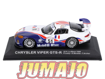 LM56 Voiture 1/43 IXO 24 Heures Le Mans : CHRYSLER viper GTS-R #51 1998 P.Lamy