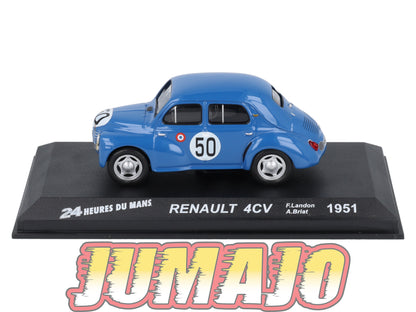 LM59 voiture 1/43 IXO 24 Heures Le Mans : RENAULT 4CV #50 F.Landon 1951