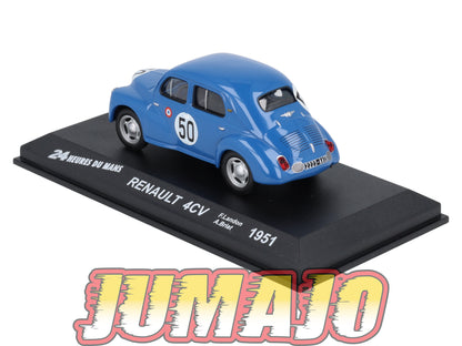 LM59 voiture 1/43 IXO 24 Heures Le Mans : RENAULT 4CV #50 F.Landon 1951