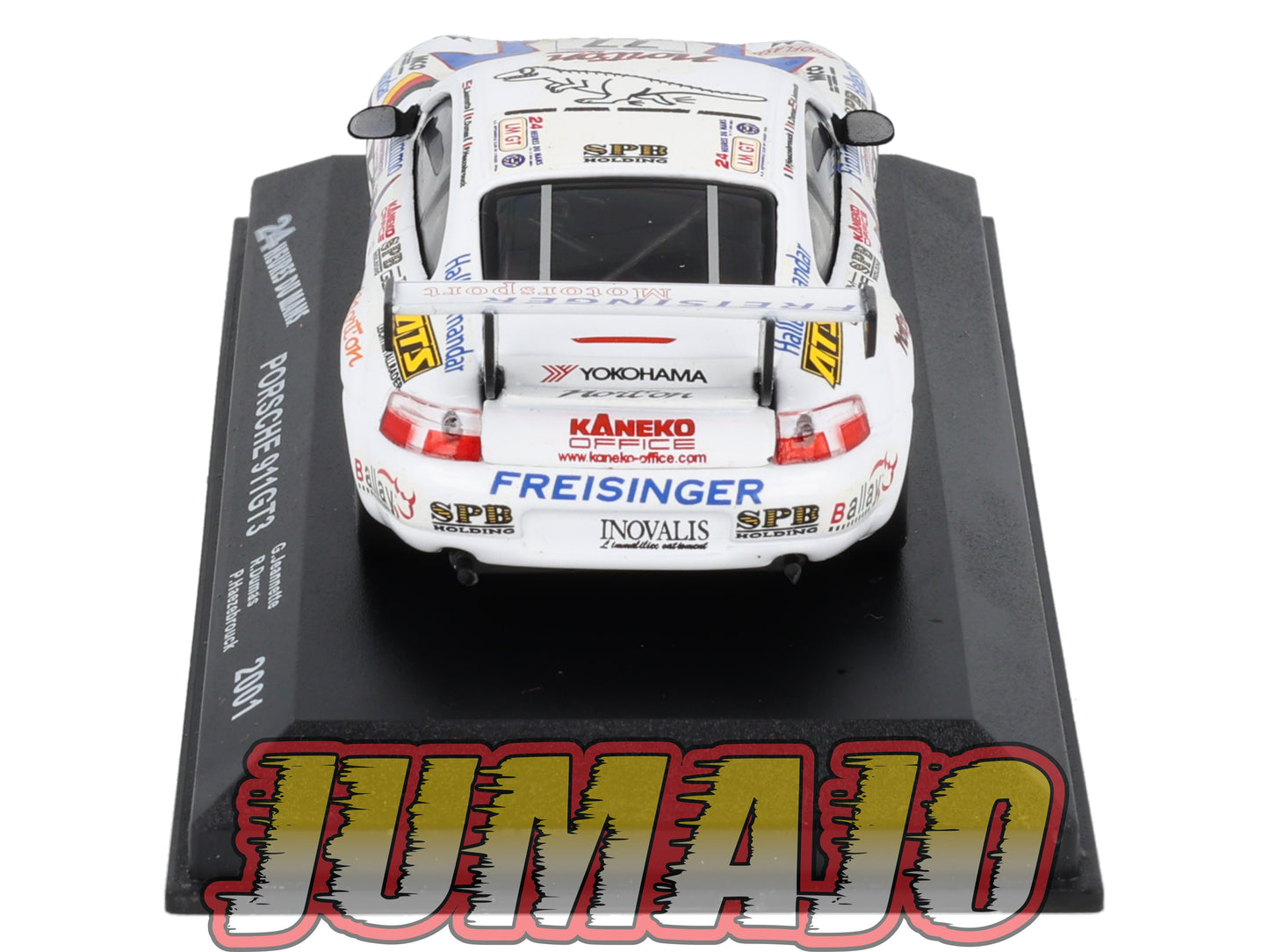 LM63 Voiture 1/43 IXO 24 Heures Le Mans PORSCHE 911 GT3 #77 2001 G Jeannette