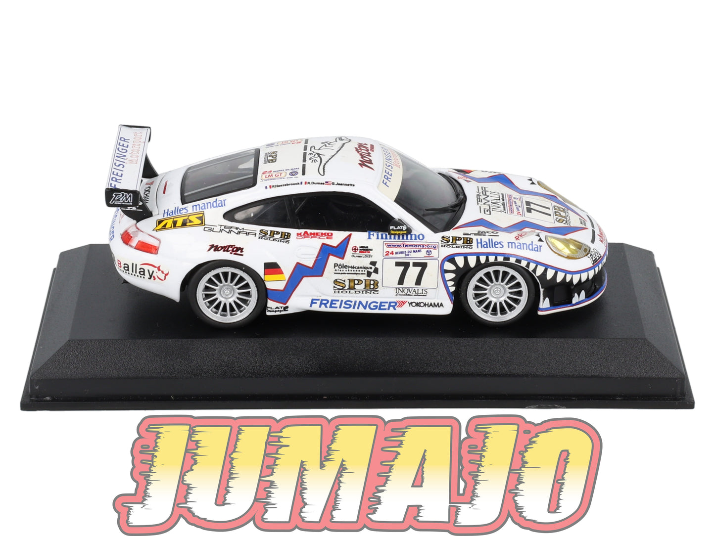 LM63 Voiture 1/43 IXO 24 Heures Le Mans PORSCHE 911 GT3 #77 2001 G Jeannette
