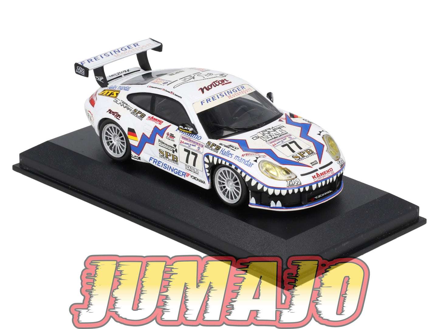LM63 Voiture 1/43 IXO 24 Heures Le Mans PORSCHE 911 GT3 #77 2001 G Jeannette