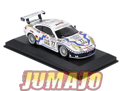 LM63 Voiture 1/43 IXO 24 Heures Le Mans PORSCHE 911 GT3 #77 2001 G Jeannette
