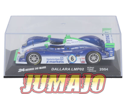 LM64 voiture 1/43 IXO 24 Heures Le Mans : DALLARA LMP02 #6 M.Short 2004