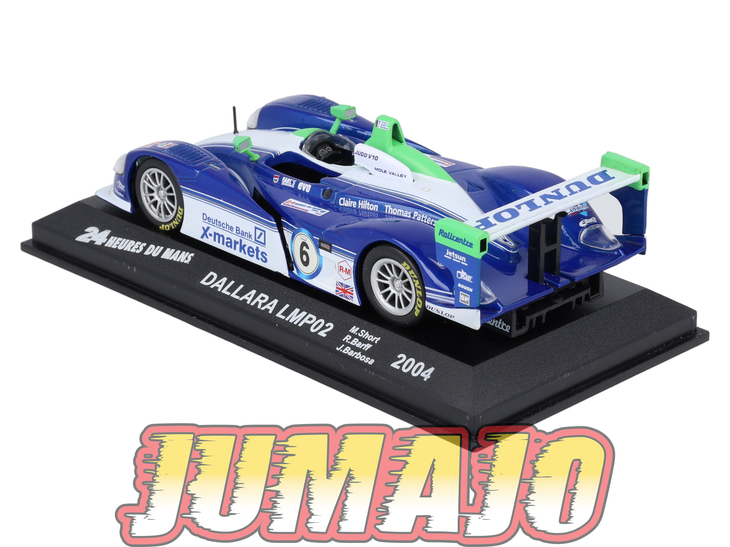 LM64 voiture 1/43 IXO 24 Heures Le Mans : DALLARA LMP02 #6 M.Short 2004