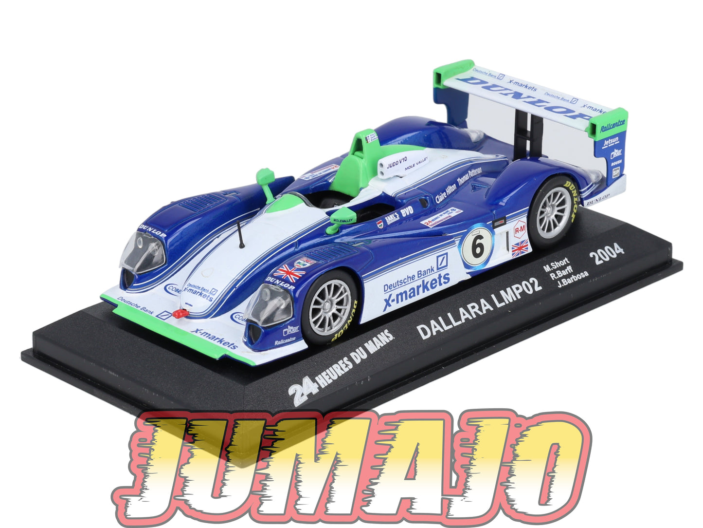 LM64 voiture 1/43 IXO 24 Heures Le Mans : DALLARA LMP02 #6 M.Short 2004