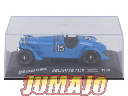 LM67 voiture 1/43 IXO 24 Heures Le Mans : DELAHAYE 135S #15 Winner E.Chaboud 1938