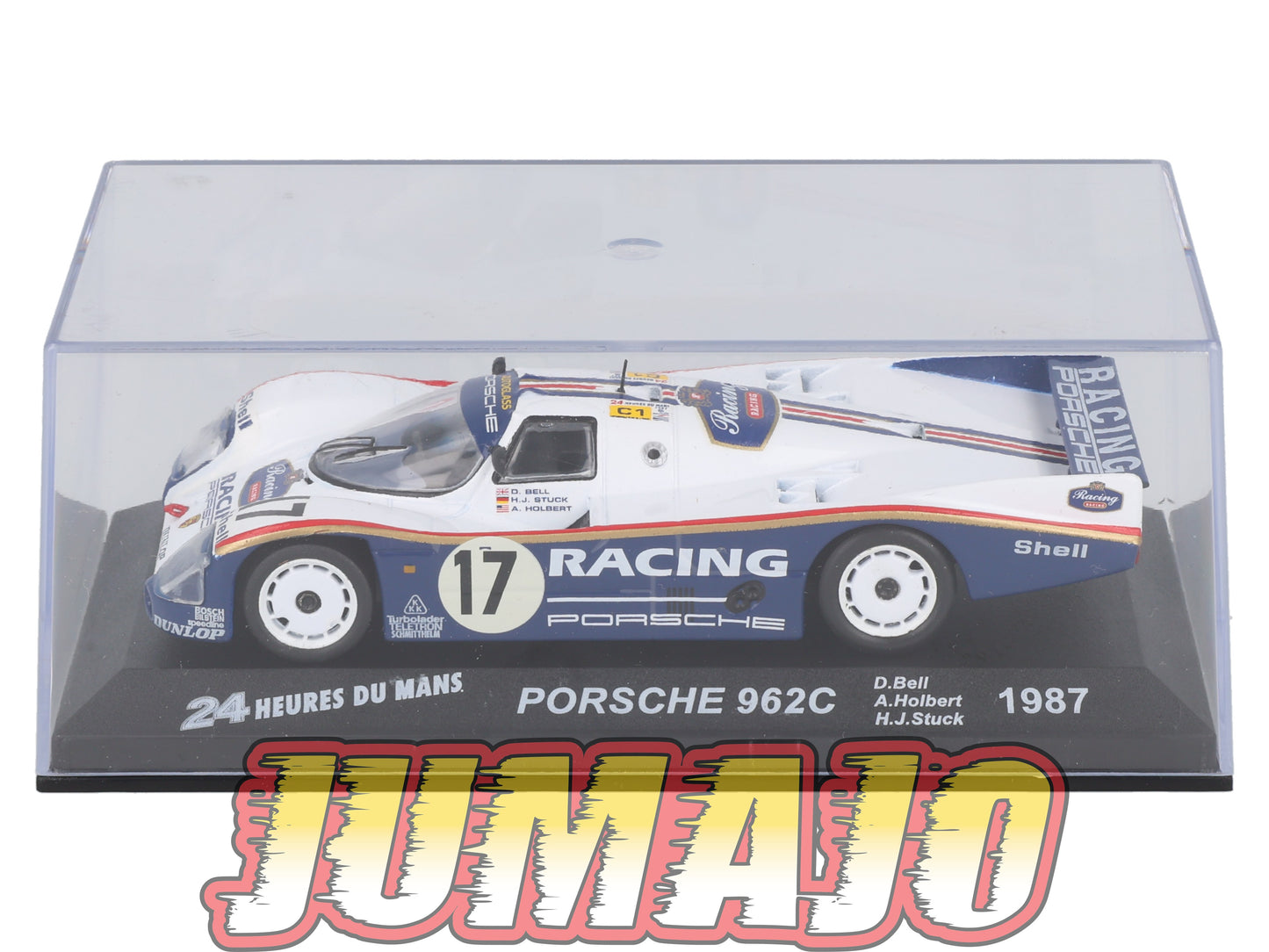 LM68 Voiture 1/43 IXO 24 Heures Le Mans : PORSCHE 962C #17 1987 D.Bell