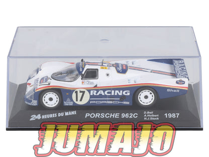 LM68 Voiture 1/43 IXO 24 Heures Le Mans : PORSCHE 962C #17 1987 D.Bell