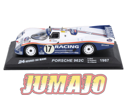 LM68 Voiture 1/43 IXO 24 Heures Le Mans : PORSCHE 962C #17 1987 D.Bell
