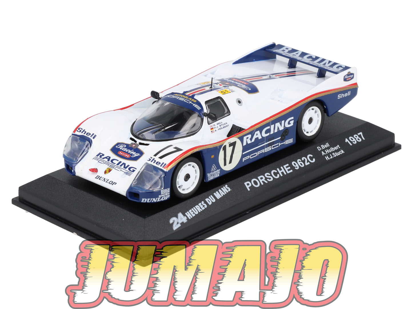 LM68 Voiture 1/43 IXO 24 Heures Le Mans : PORSCHE 962C #17 1987 D.Bell