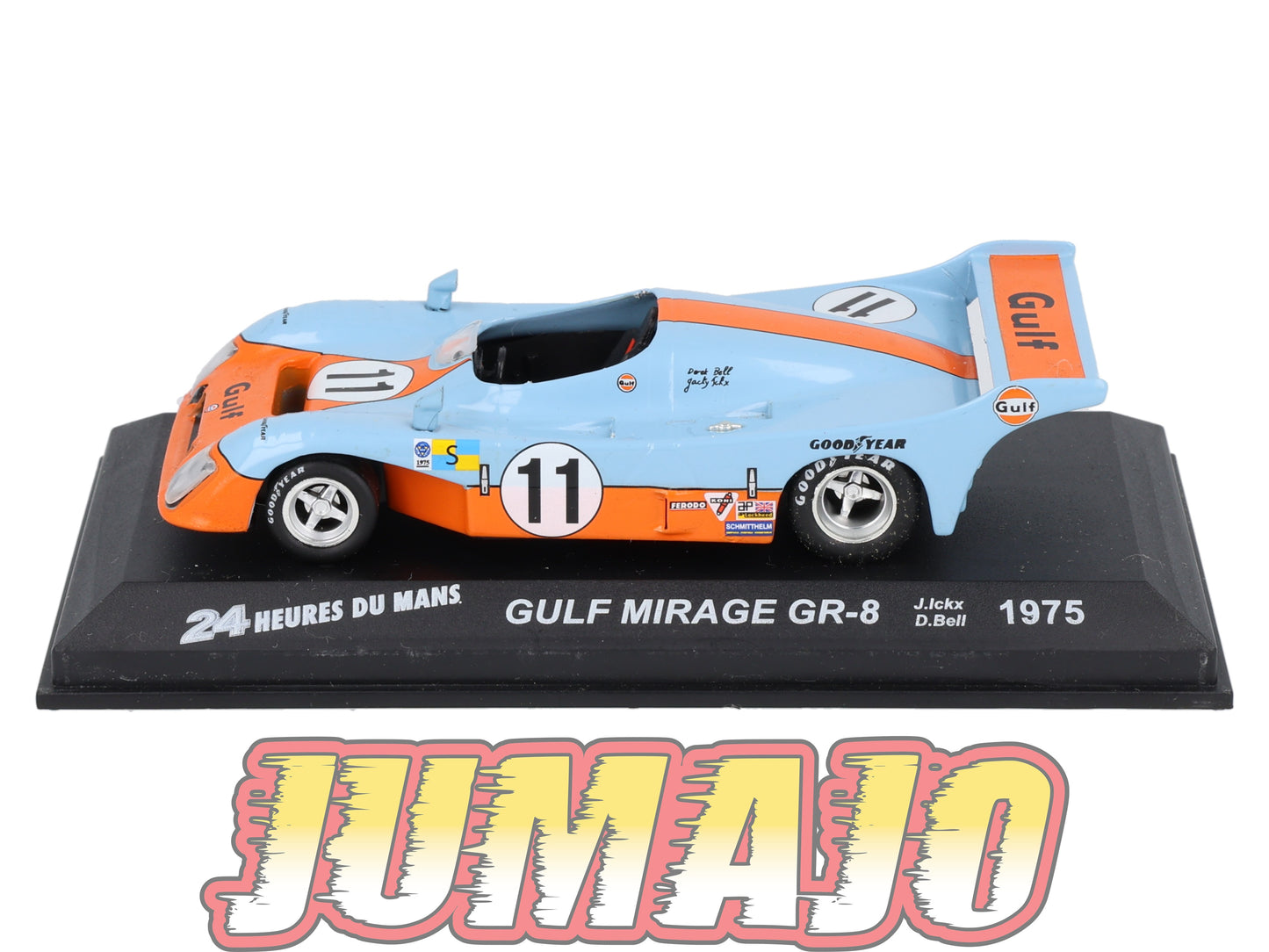 LM9 Voiture 1/43 IXO 24 Heures Le Mans : GULF Mirage GR-8 #11 Winner 1975 J.Ickx