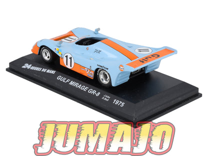 LM9 Voiture 1/43 IXO 24 Heures Le Mans : GULF Mirage GR-8 #11 Winner 1975 J.Ickx