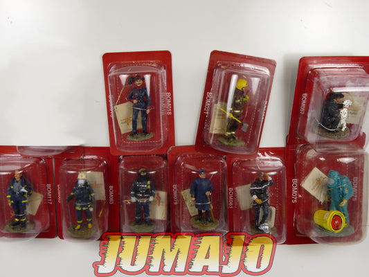 P5 lot de 9 SOLDATS POMPIERS DEL PRADO 1/32 USA FRA ESP ITA UK