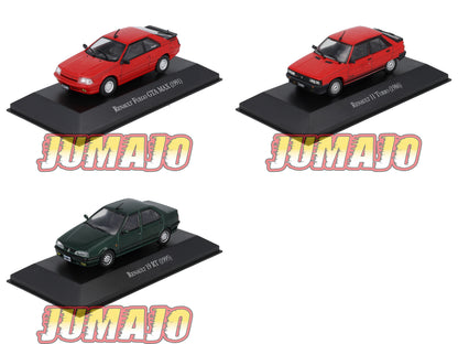 LOT 3 RENAULT 1/43 Argentine AQV1+AQV11+AQV12 : RENAULT 19 + 11 + Fuego