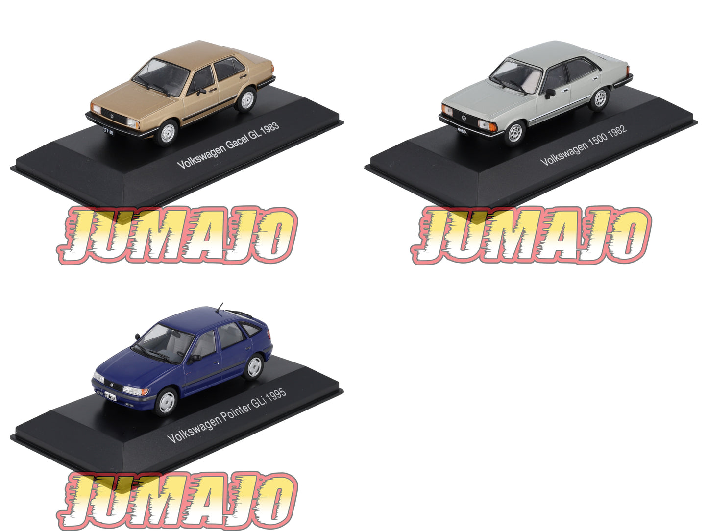 LOT 3 VOLKSWAGEN Argentine AQV18+ARG22+ARG45 : Pointer GLI, Gacel GL, 1500
