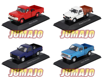 LOT 4 1/43 SALVAT PICK-UP : FORD F100, Chevrolet Silverado, Ranquel