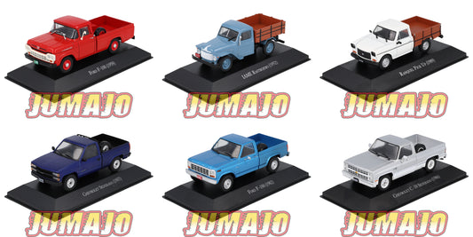 Lot 6 Voitures 1/43 SALVAT : Pick-up Chevrolet silverado c-10 Ford F-100 ranquel
