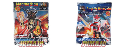 Lot de 2 PLAYMOBIL Novel More Magmathon + Bayron Burnham