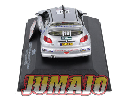 LUX100 Voiture 1/43 SKID Rally Winners : PEUGEOT 206 WRC 2000 #10 M.Gronholm