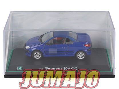 LUX102 Voiture 1/43 CARARAMA : PEUGEOT 206 CC (Cabriolet)