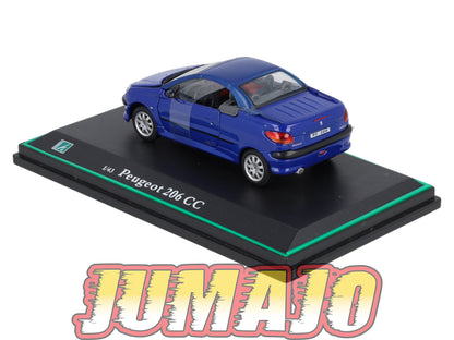 LUX102 Voiture 1/43 CARARAMA : PEUGEOT 206 CC (Cabriolet)