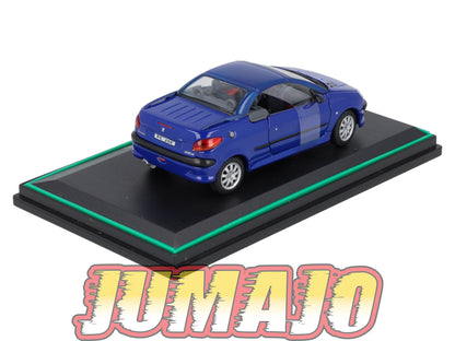 LUX102 Voiture 1/43 CARARAMA : PEUGEOT 206 CC (Cabriolet)