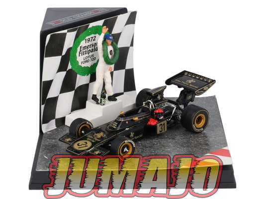 LUX108 Voiture 1/43 WORLD CHAMPIONS : LOTUS FORD 72D 1972 #31  E.Fittipaldi