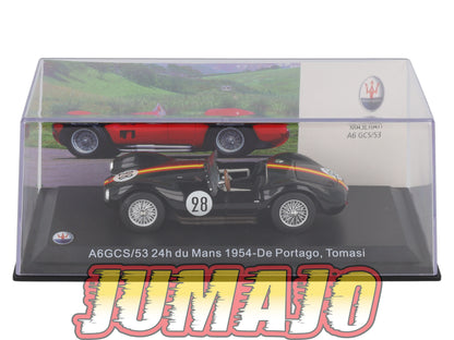 MAS33 Voiture 1/43 Altaya Maserati : A6GCS/53 24H DU MANS 1954