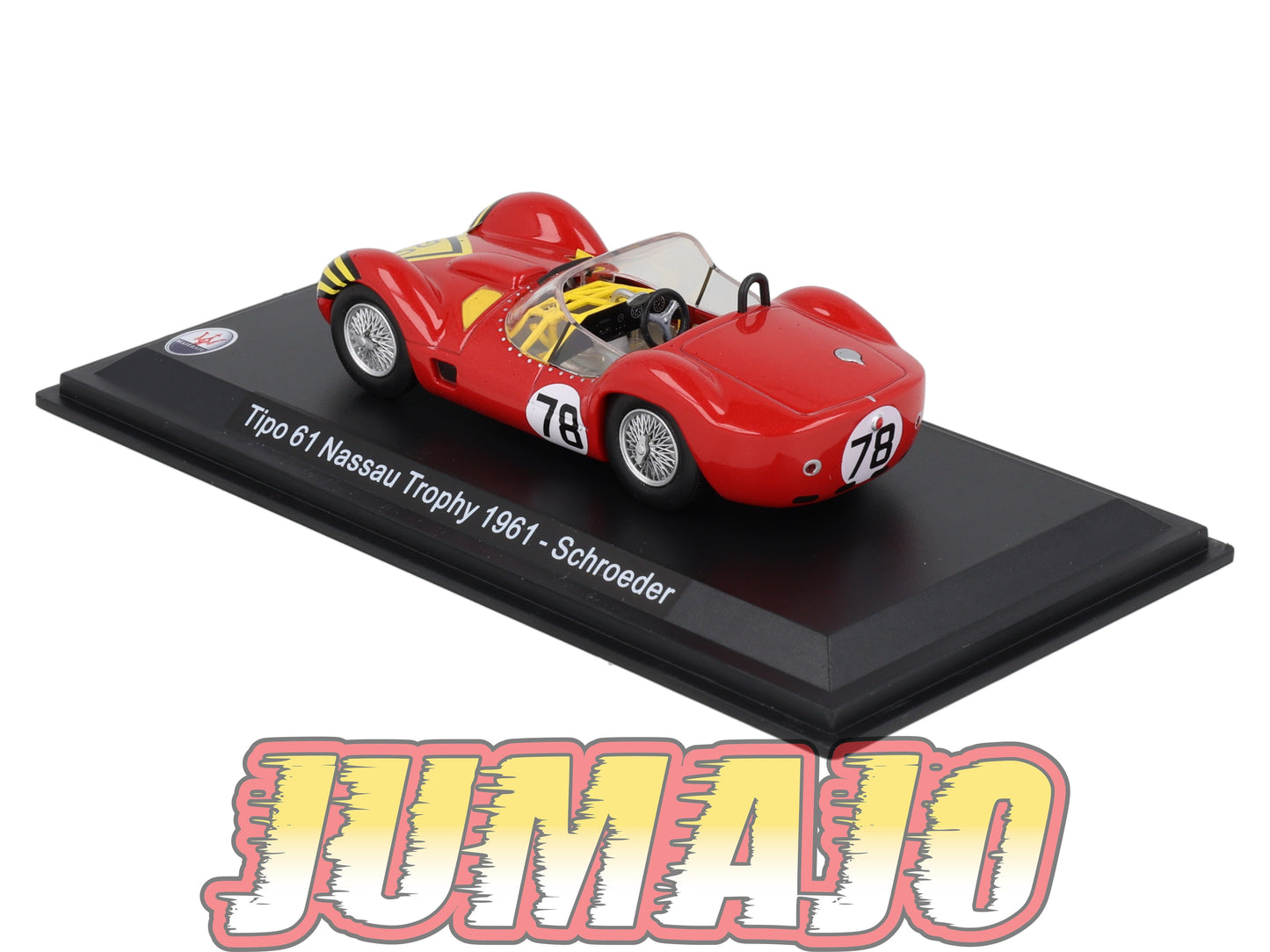 MAS39 voiture 1/43 LEO models MASERATI TIPO61 Nassau trophy 1961 Schroeder