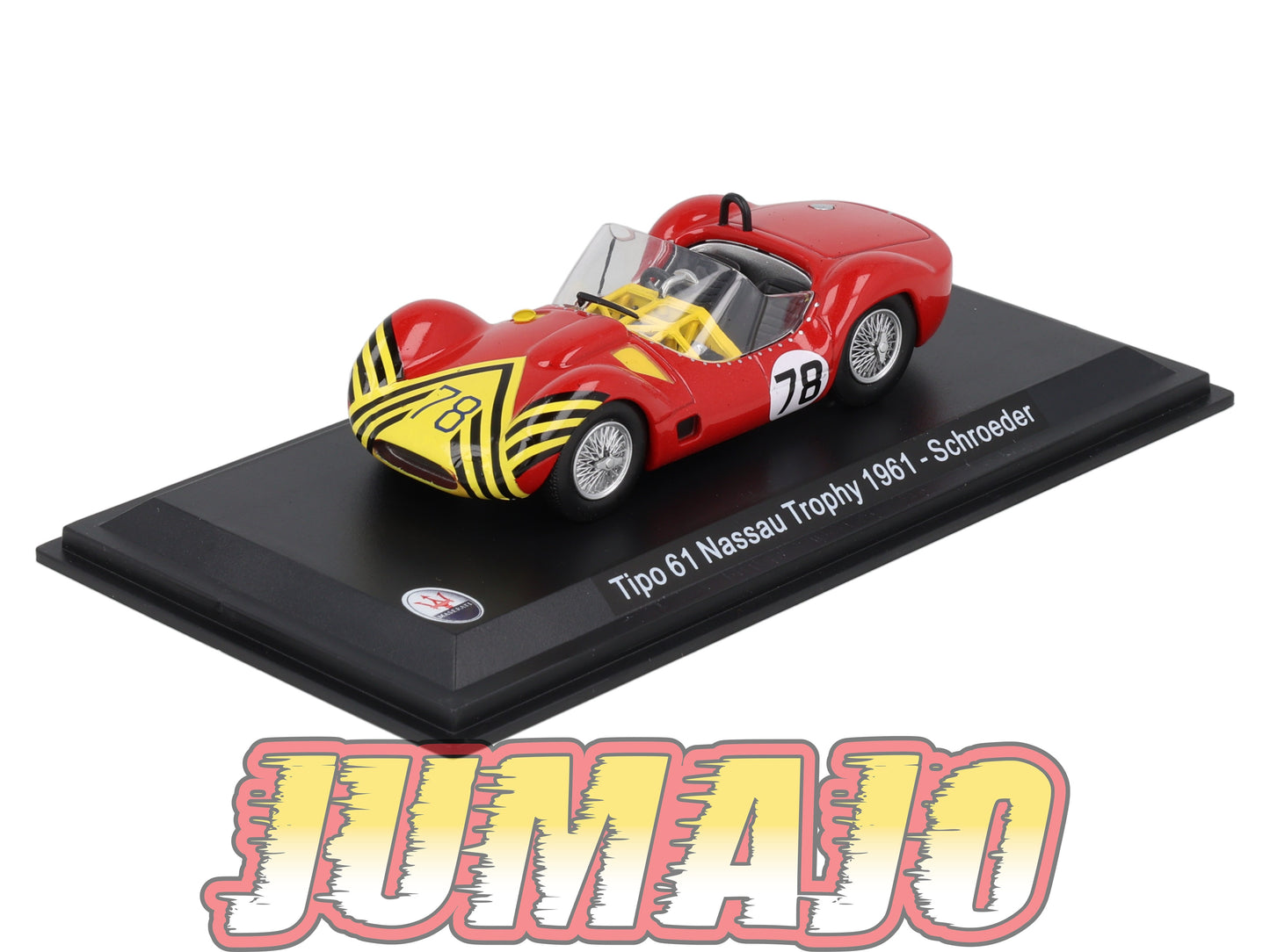 MAS39 voiture 1/43 LEO models MASERATI TIPO61 Nassau trophy 1961 Schroeder