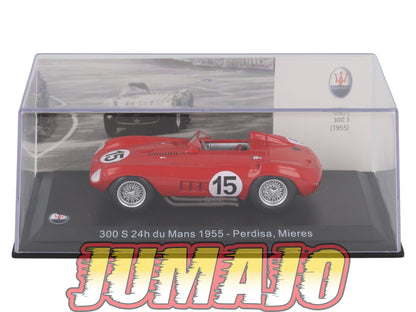 MAS61 Voiture 1/43 Altaya Maserati : 300 S 24H DU MANS 1955 PERDISA MIERES